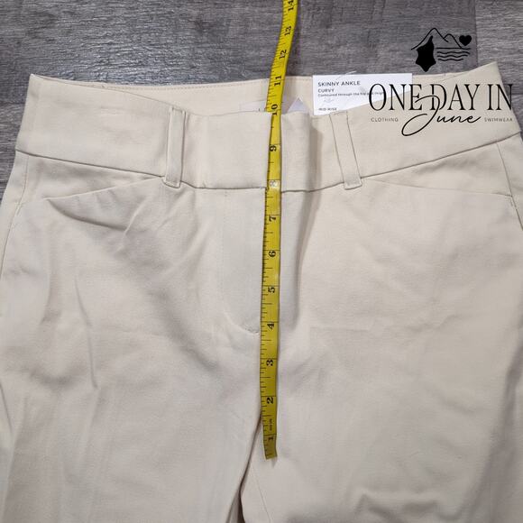 Loft Skinny Curvy Ankle Pants Size 2 - Picture 4 of 6